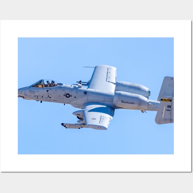 A-10 Warthog #692 Red Flag side-view Wall Art by acefox1